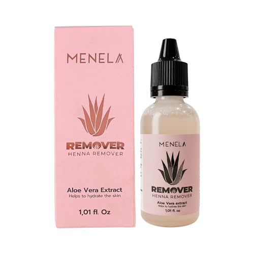 Menela Eyebrow Henna Remover 30ml with Aloe Vera