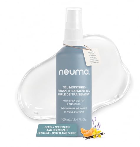 Neuma Neu Moisture Argan Hair Oil - Nourishing, Lightweight Treatment for All Hair Types