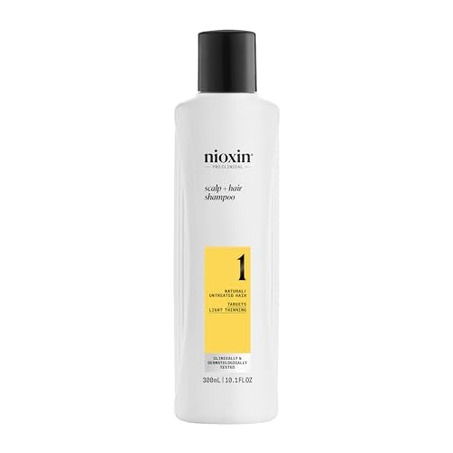 Nioxin System 1 Thickening Shampoo for Light Thinning Hair - Strengthen & Nourish