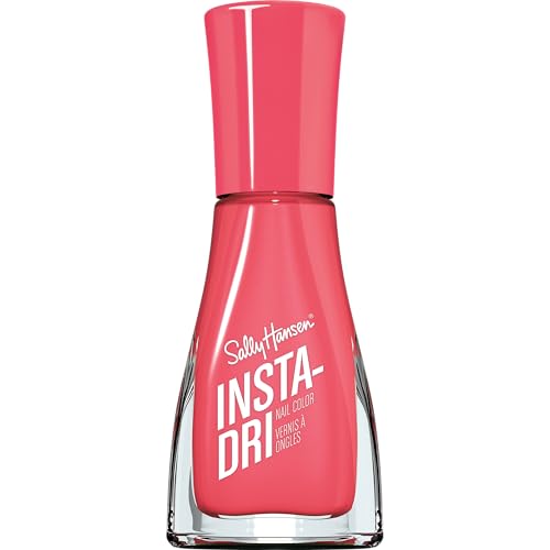 Sally Hansen Insta-Dri Nail Polish 333 Peachy Breeze - Quick Dry & Long Lasting Shine