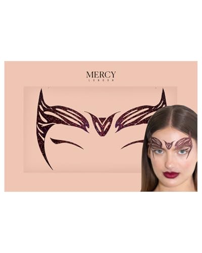 Scarlet Witch Face Gems Stick-On Adhesive Rhinestones