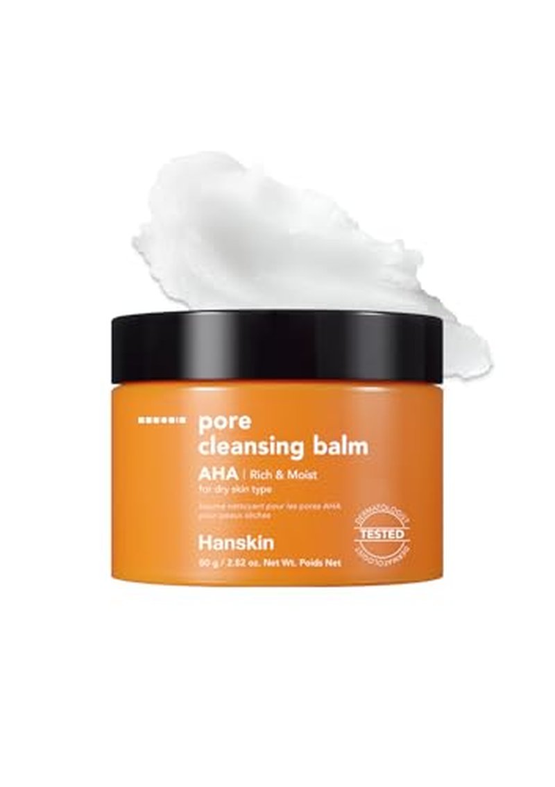 Hanskin AHA Melting Cleansing Balm - Gentle Makeup Remover for Dry Skin