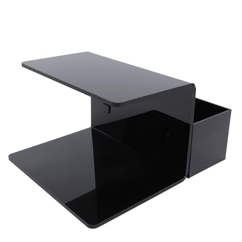 Yosoo Acrylic Eyelash Extension Pillow Shelf Stand, Organizer with 9 Compartments for Eyelash Salons, Training Schools Eyelash Extension Pillow (Black)