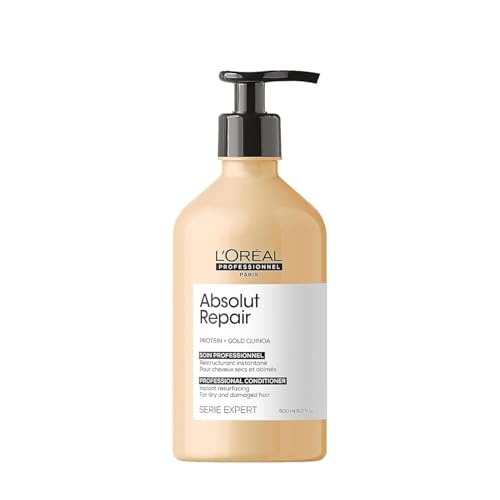 L'Or?al Professionnel Paris Absolut Repair Conditioner ? Nourishing Protein Treatment For Dry, Damaged Hair, Repairs Damage & Provides Hair Shine
