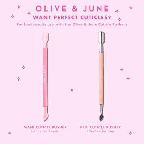 Olive & June Cuticle Remover | Exfoliates & Softens Dry Skin | No Clipping Needed | Avocado, Argan & Jojoba Oil | Fragrance-Free, Vegan & Cruelty-Free | 30mL / 1oz