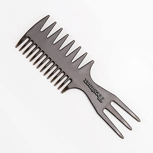 Hair Comb Styling Set Tail Comb Afro Pick 2pk – Double-Sided Professional Barber Brushes