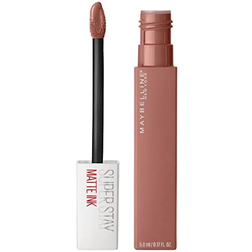 MAYBELLINE Super Stay Matte Ink Liquid Lipstick Makeup Long Lasting High Impact Color Up to 16H Wear Seductress Light Rosey Nude and Lover Mauve Neutral