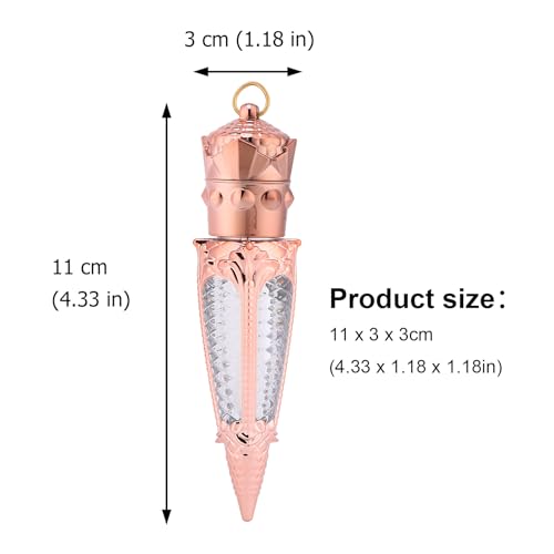 10 Pack Empty Lip Gloss Tubes, Refillable Radish Design Containers