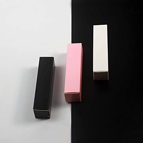 50 White Lip Gloss Boxes 21x21x121mm | Kraft Cosmetic Packaging