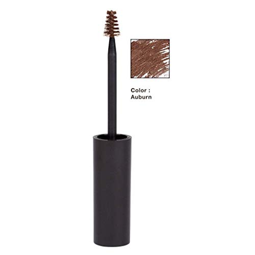 Elizabeth Mott Eyebrow Gel Makeup - Queen of the Fill Brow Tint and Filler - Brush to Fill in Eyebrows and Cover Gray Hairs, Water Resistant, Long Lasting - Cruelty Free, Auburn, 4 g