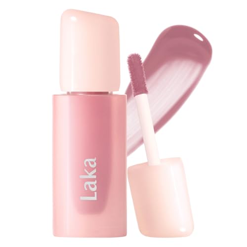 Laka Popping Balloon Lip Stain, 4.5g/0.15oz, Glossy Plumping Tint, Moisturizing, Non-Sticky Texture for All-Day Hydration, K-Beauty? (#510 Breezy)