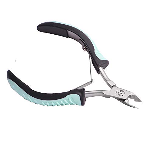 IVON Professional Cuticle Nipper - Stainless Steel Trimmer with Non-Slip Handle
