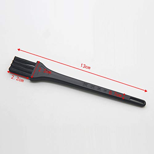 20 Pieces Replacement Electric Shaver Razor Cleaning Brushes Keyboard Brush Coffee Grinder Brushes Small Household Appliance Cleaning Brush Kits Black
