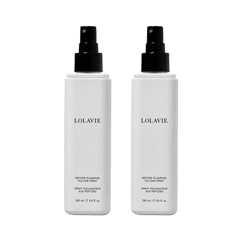 LolaVie Peptide Plumping Volume Spray - 5 oz, 2 Pack - 5x Fuller Volume & Heat Protection
