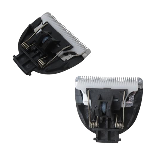 HaeKap 2-Pack Ceramic Replacement Blades for Meridian Grooming Trimmer - Compatible Body Trimmer Parts