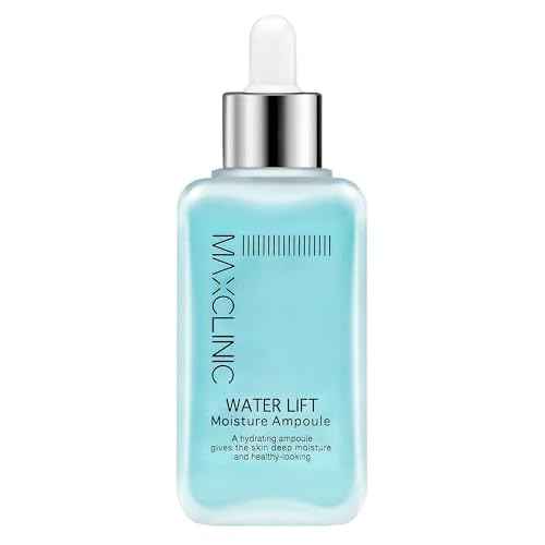 MAXCLINIC Water Lift Moisture Ampoule for Dry Skin | Deeply Hydrating Serum for Face | Fortifying Facial Serum & Ampoule Korean Skin Care | Highly Moisturizing Face Serum (3.38 fl oz)