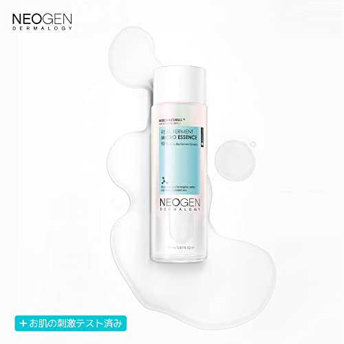 NEOGEN DERMALOGY Real Ferment Micro Essence 5.07 Fl Oz (150ml) - 93% Naturally Fermented Facial Essence, Instantly Hydrates and Delivers Healthy Supple Skin - Korean Skin Care