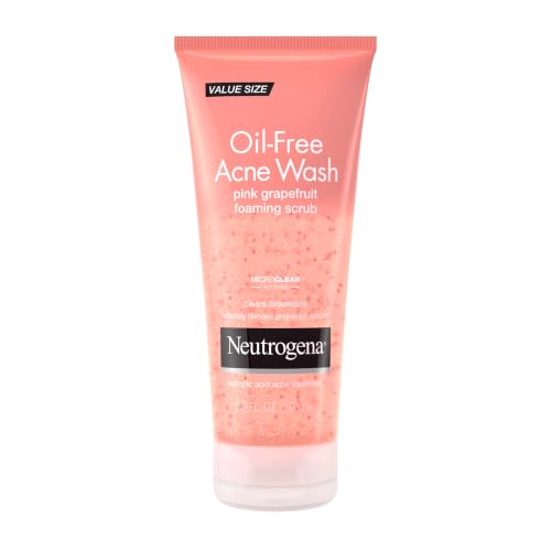 Neutrogena Oil-Free Acne Wash Pink Grapefruit Face Scrub 6.7oz
