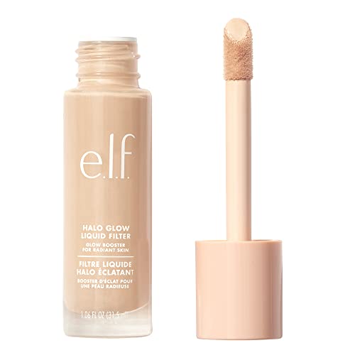 e.l.f. Halo Glow Liquid Filter - Complexion Booster with Hyaluronic Acid, Vegan, 1 Fair