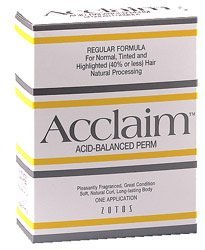 Zotos Acclaim Acid Balanced Hair Perm- Regular Formula by Zotos Company