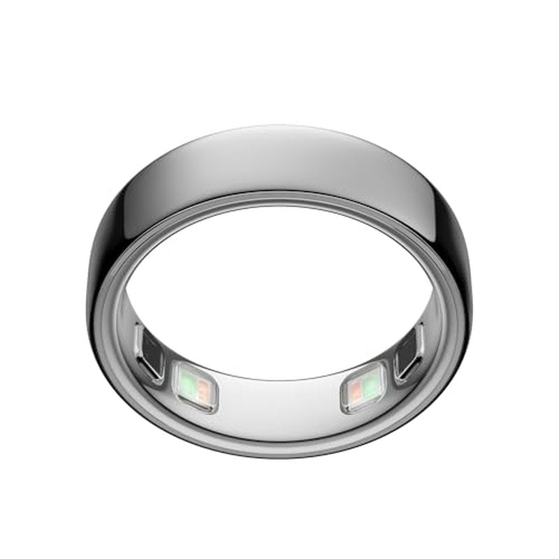 Oura Ring 5 - Silver - Size 8 - World’s Smallest Smart Ring for Health Tracking