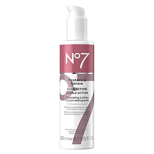 No7 Restore & Renew Dual Action Cleansing Lotion