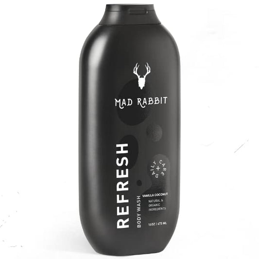 Mad Rabbit Refresh Body Wash - Tattoo Aftercare, Natural Cleansing Ingredients Made For All Skin Types, Gentle, Anti-Aging & Hydrating Formula (16oz)