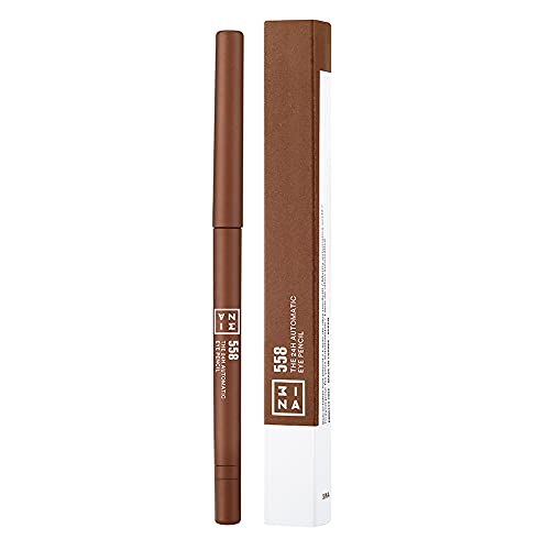 3INA The 24H Automatic Eye Pencil 558 - Highly Pigmented Formula - Waterproof - Easy To Apply - Retractable Tip - Creamy Long-Wear Texture - Achieve A Perfect Finish - Lasts All Day - 0.011 Oz