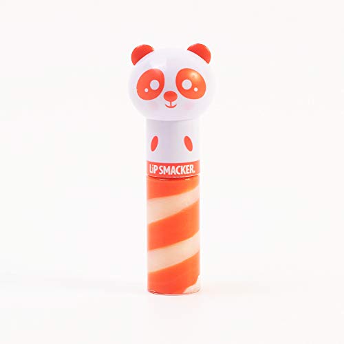 Lip Smacker Lippy Pals Swirls Panda, Flavored Moisturizing & Smoothing Soft Shine Lip Balm, Hydrating & Protecting Fun Tasty Glossy Finish, Cruelty-Free & Vegan - Paws-Itively Peachy