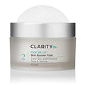 ClarityRx Pick Me Up Skin Booster Exfoliating Facial Pads, Natural Plant-Based Medicated Face Wipes for Acne-Prone & Aging Skin, Minimizes Pores, Fine Lines & Wrinkles (50 Count, 4 oz)