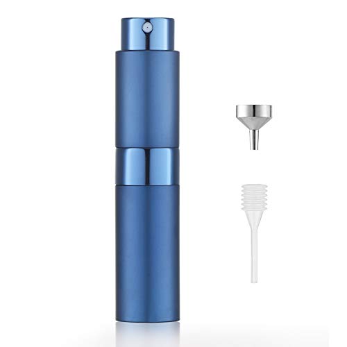 LISAPACK 8ML Refillable Perfume Spray Bottle - Portable Travel Atomizer (Blue)