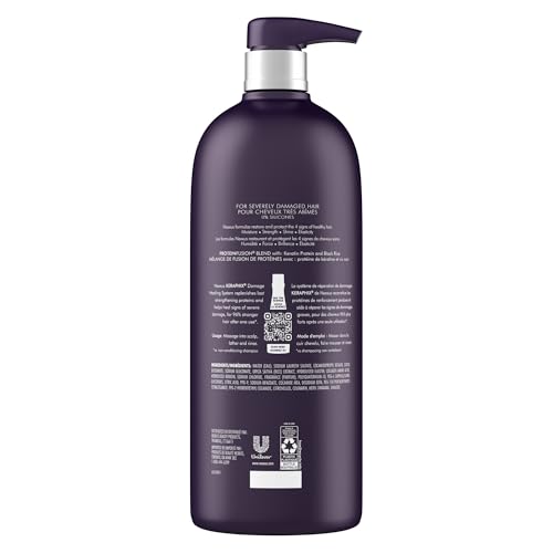 Nexxus KERAPHIX Shampoo for Damaged Repair Hair Powered by KRT Keratin Resistance Therapy with Liquid Crystal Amino Acids 33.8 fl oz