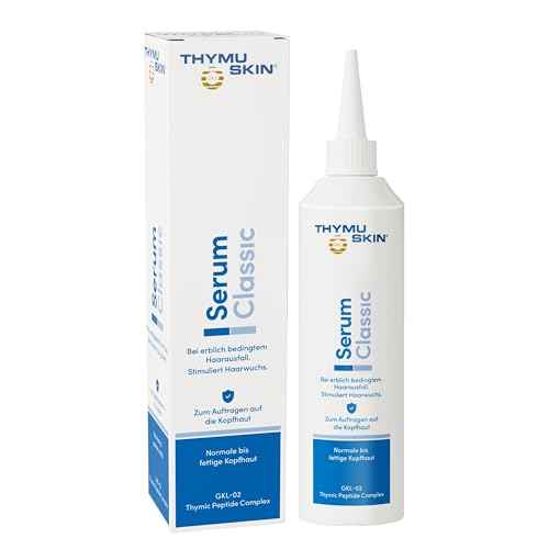 THYMUSKIN Classic - Hair Care Peptides Shampoo & Serum for Hair Growth Due to Hair Loss ? for Scalp and Damaged Hair 2-Step System (Classic Serum 200 ml)