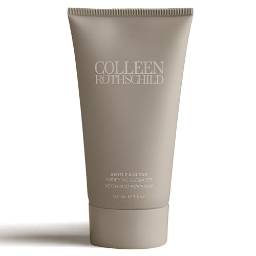 COLLEEN ROTHSCHILD Gentle & Clear Purifying Cleanser | For Blemish-Prone, Sensitive & Reactive Skin | Removes Impurities & Unclogs Pores | With Salicylic Acid & Niacinamide | Fragrance-Free (5 fl oz)
