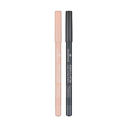 essence | Stay & Play Gel Eyeliners 03 Silky Nude & 08 Stardust Love Bundle | Vegan & Cruelty Free