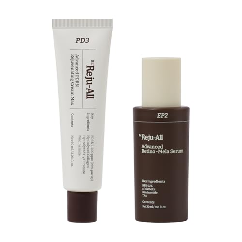 Dr.Reju-All PDRN Rejuvenating Face Cream & Retino-Mela Serum Set - Korean Anti-Aging
