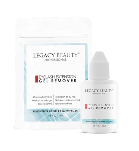 Eyelash Extension Gel Remover 15ml - Non-Drip Transparent Formula