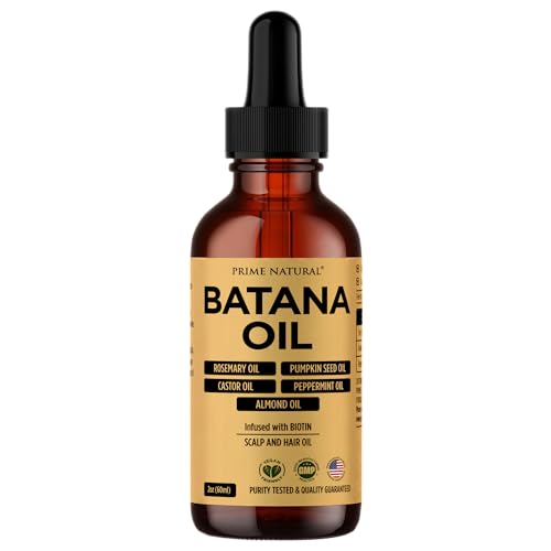 Natural Hair Oil Blend with Biotin for Dry Scalp & Frizz Control - 2oz