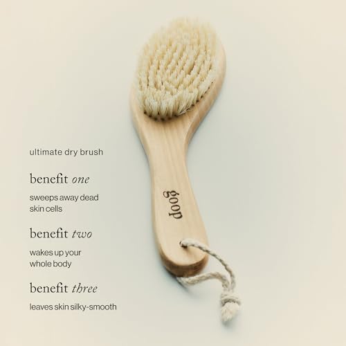 goop Beauty Dry Brush - Natural Sisal Body Exfoliator