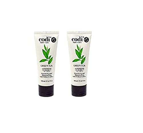 Codi Green Tea Lotion - Green Tea Body and Hand Lotion for Women and Men - Green Tea Body Lotion with Wonderful Green Tea Scent - Less Greasy and Quick Absorbent - 1 750ml Bottle and 2 100ml Tubes