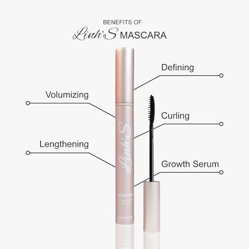 Linh'S Growth Serum Mascara - Ultra Black Lengthening & Volumizing