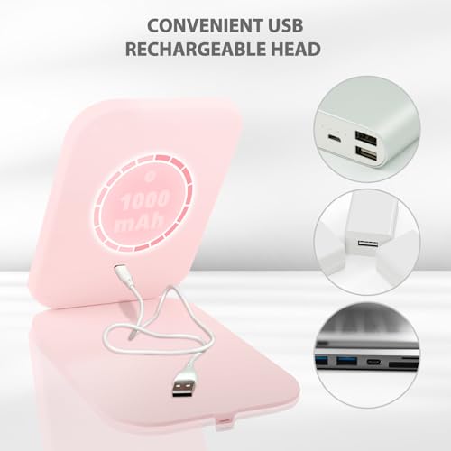 Koolstuffs Travel Makeup Mirror with Light | USB Rechargeable