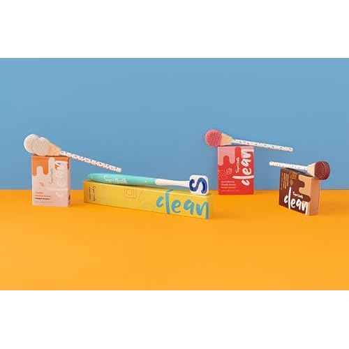 SuperMouth¢ç Tongue Scraper for Adults & Teens ? Patented Triple Action Cleaner Brush, Scrubber & Scraper Removes Odor-Causing Buildup, Fights Bad Breath, Freshens Mouth, Soft & Gentle Oral Care