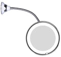 JiBen 10X Magnifying Makeup Mirror with LED Light & Gooseneck