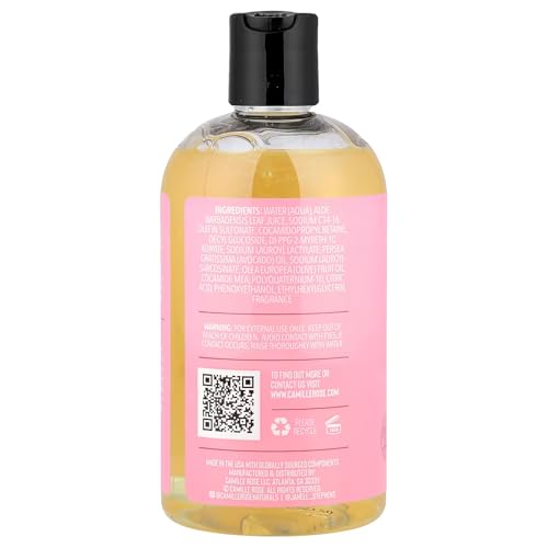 Camille Rose Curl Love Shampoo - Hydrating Cleanser with Olive & Avocado Oils, 12 fl oz