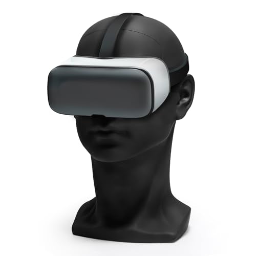 Male Mannequin Head for Hats & Wigs - PVC Display Styling Head with Mount Hole