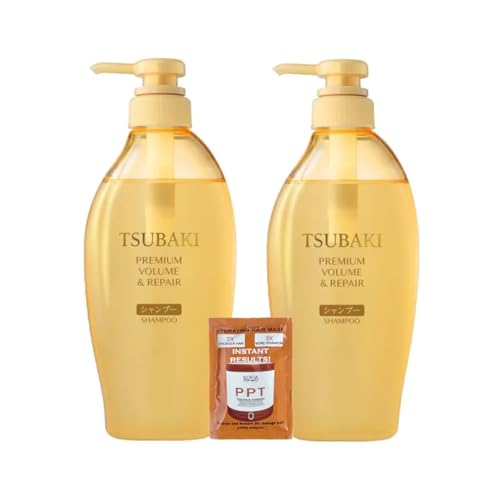 Tsubakii Premium Volume & Repair Shampoo with Camellia Oil – 450ml
