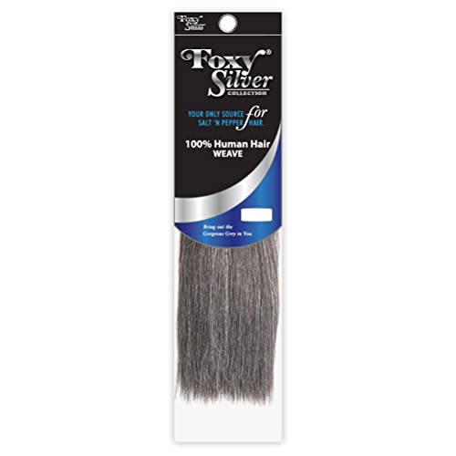 FOXY SALON WEAVE - STRAIGHT12 (Foxy Silver - Weave) - Human Hair Weave in 51