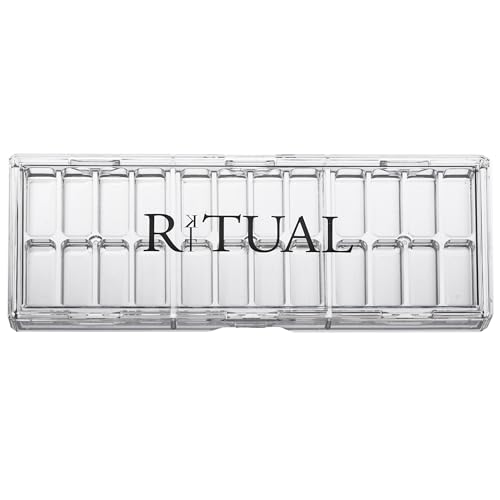 Empty Makeup Palette | 24 Wells | Modular Interchangeable Depotting System | Ritual Pro Palette 3 | 8 Well Bundle, Lipstick, Creams, Alcohol based makeup and paint, watercolor, Gouache, Acrylic paint