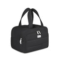 TOPDesign Travel Toiletry Bag for Women, Puffer Large Toiletry Bag, Lightweight Cosmetic Makeup Organizer with Handle for Traveling, Accessories, Essentials, Toiletries (Black)